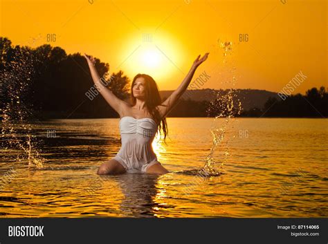 Sexy Brunette Woman Image Photo Free Trial Bigstock