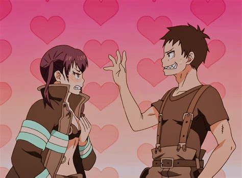 Anime Fire Force Shinra Kusakabe And Tamaki Kotatsu Icon Anime Couples