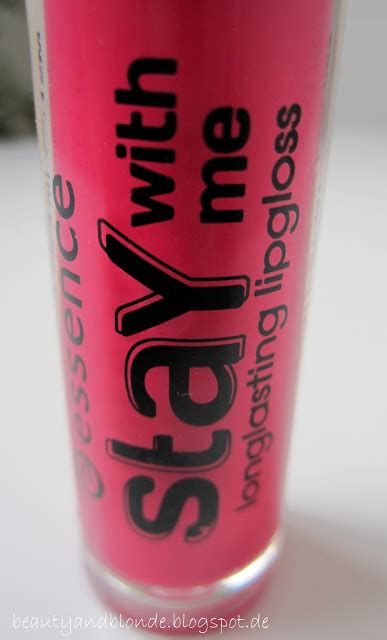 Essence Stay With Me Lipgloss Trendsetter The Beauty And The Blonde