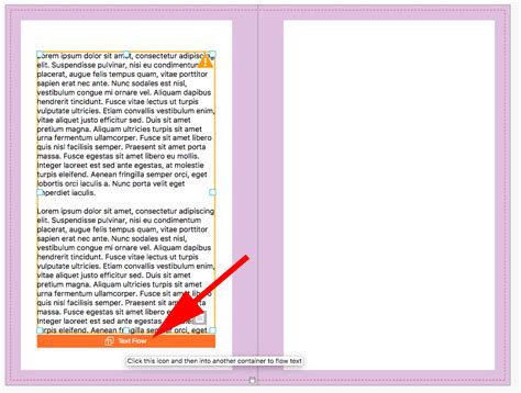 Linking Flowing Text Containers Help Center