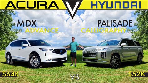 Badge Battle 2023 Hyundai Palisade Vs 2023 Acura Mdx Comparison