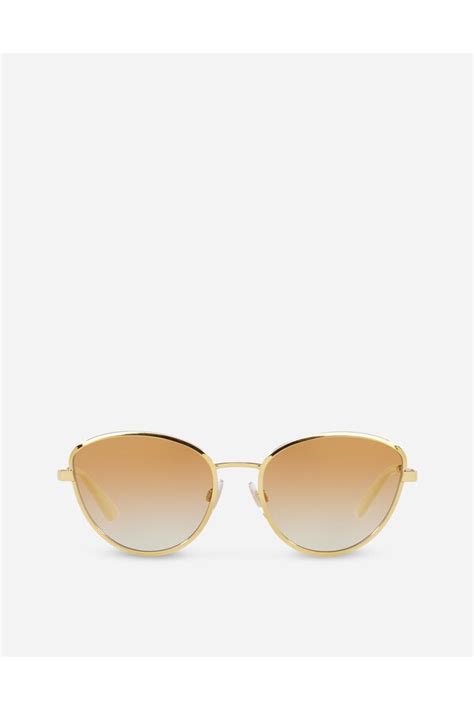 Dolce And Gabbana Sicilian Taste Sunglasses Gold Editorialist