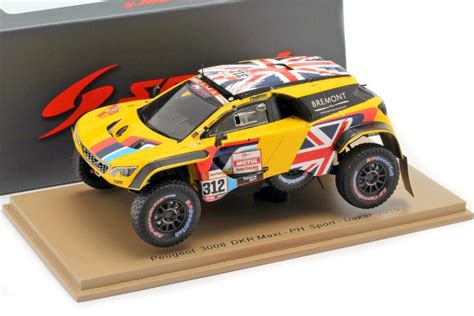 PEUGEOT 3008 DKR Maxi Rally Dakar 2019 Hunt Rosegaar Spark Scale 1