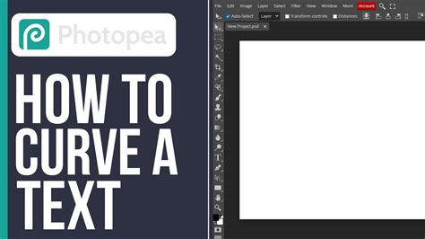 How To Curve A Text Using Photopea Quick And Easy Tutorial YouTube