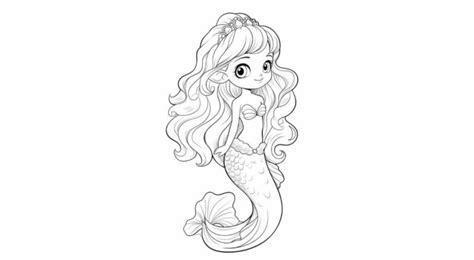 Sereia Para Colorir De Desenhos Para Imprimir E Pintar