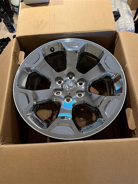 Oe 20x9 Aluminum Chrome Clad Wheels Complete Set Low Miles Ram 1500 Diesel Forum