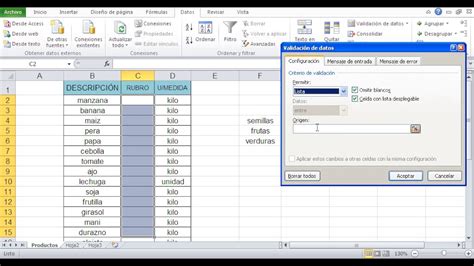 Como Crear Una Lista Desplegable En Microsoft Excel Images