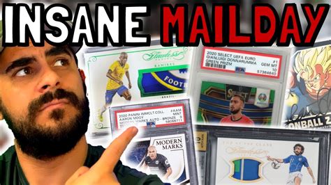 My Best Sports Card Mailday Ever Flawless Soccer More Youtube