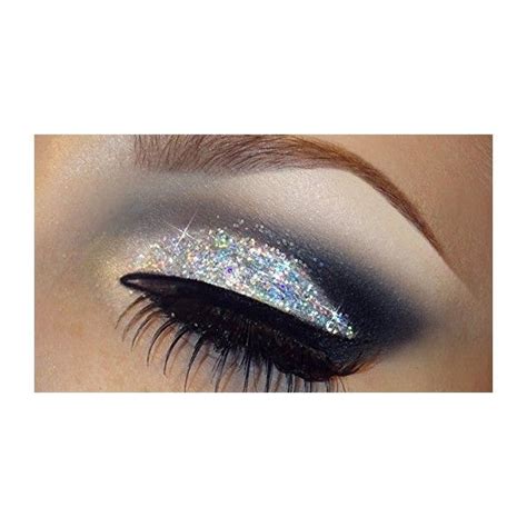 Glitter Eyes GH1 Holographic Silver Glitter Eye Eyeshadow Eye Kit ...