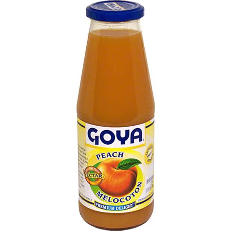 Goya Peach Nectar Hispanic Foodtown