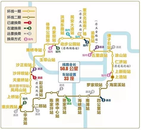 重庆轨道环线沿途站点吃喝玩乐攻略 重庆本地宝