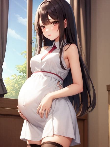 Ai Art Lora Model Pregnant Lora By Gtonero Pixai