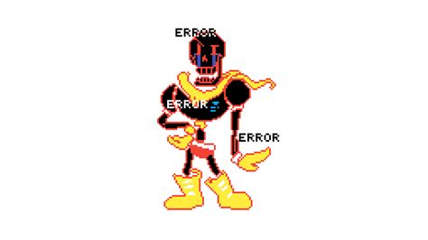 Pixilart Error Papyrus By Blueboxdude