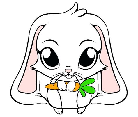 Cute Bunny Drawing | Free download on ClipArtMag