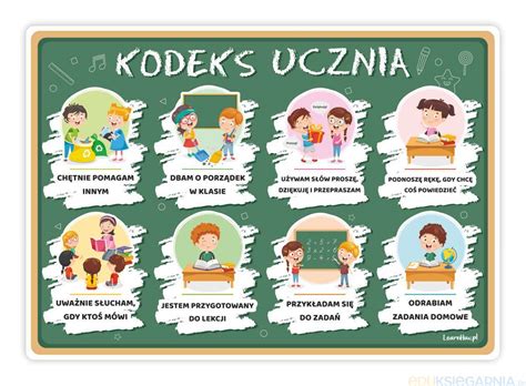 Kodeks Ucznia Plakat Edukacyjny A Eduksiegarnia Pl