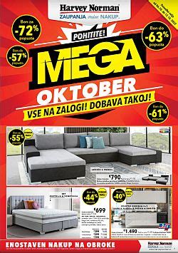 Harvey Norman katalog Mega oktober se končuje