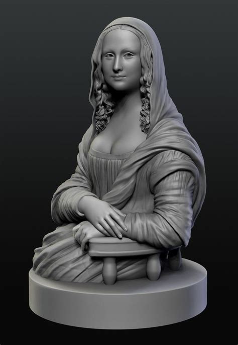 Pin By Marcel Cerri On Mona Lisa Sculpting Mona Lisa Sculpture