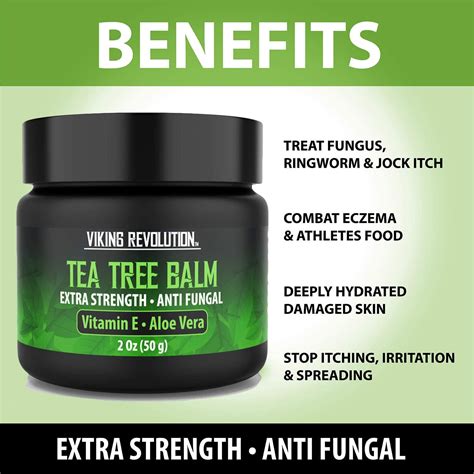 Buy Viking Revolution Tea Tree Oil Antifungal Cream Super Balm