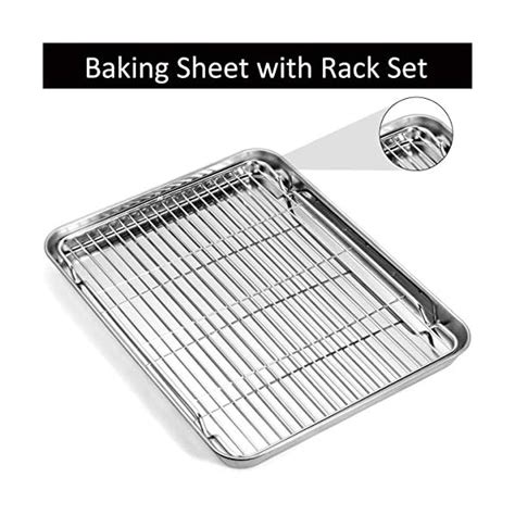 Baking Sheet With Rack Set Umite Chef Stainless Steel 16 X 12 X 1 Inch Cookie Sheet Baking Pans