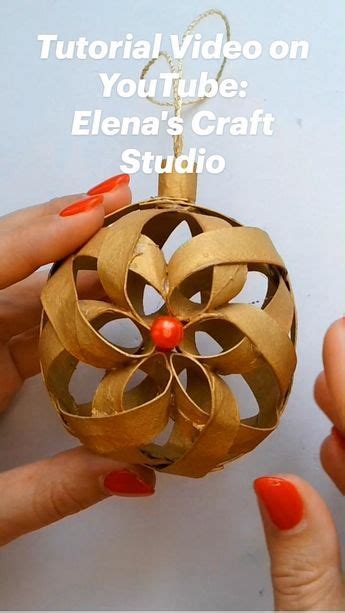 How To Make Beautiful Christmas Baubles Tutorial Video On YouTube