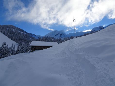 Glattgrat 2191m Aktuelle Verhältnisse vom 12 11 2016 auf der Route