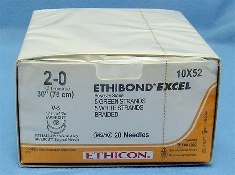 Ethicon Ethibond Excel Polyester Sutures Pain Super Store