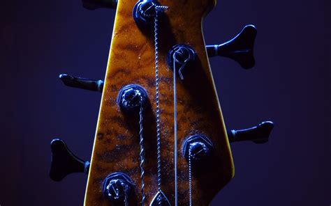 Download Wallpaper 2560x1600 Guitar Fretboard Strings Music Blue