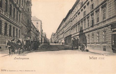 Wien VIII Laudongasse 1908 Wiener Werkstätte Postkarten