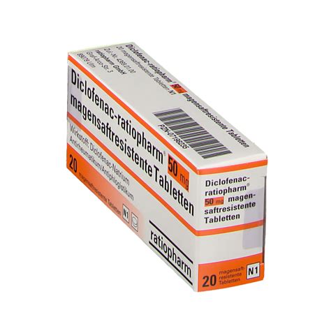 Diclofenac Ratiopharm Mg Tabletten St Shop Apotheke