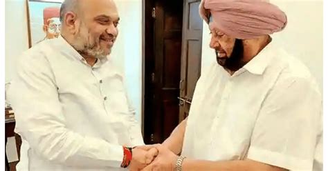 Bjp Formally Announces Alliance With Captain Amarinder Singhs Punjab