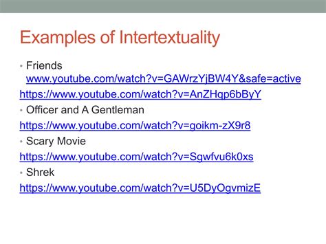 Intertextuality | PPT