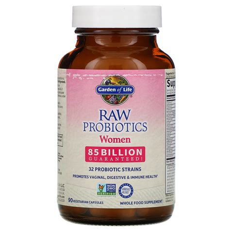 Garden Of Life RAW Probiotics Women 85 Billion 90 Vegetarian