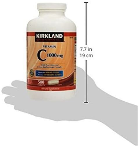 Kirkland Vitamin C With Rose Hips And Citrus Bioflavonoid Complex 1000