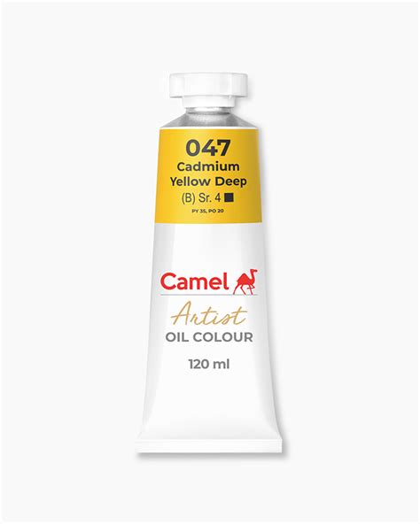 Buy Camel Artist Oil Colours Individual Tube Of Cadmium Yellow Deep In