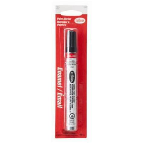 Testors Gloss White Enamel Paint Marker 0 33 Oz Pack Of 6