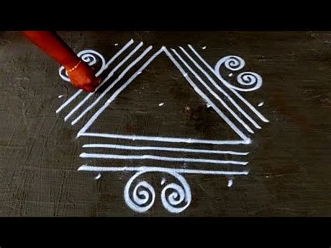 Margazhi Madham New Padi Kolam Easy Sankranti Muggul Super Rangoli