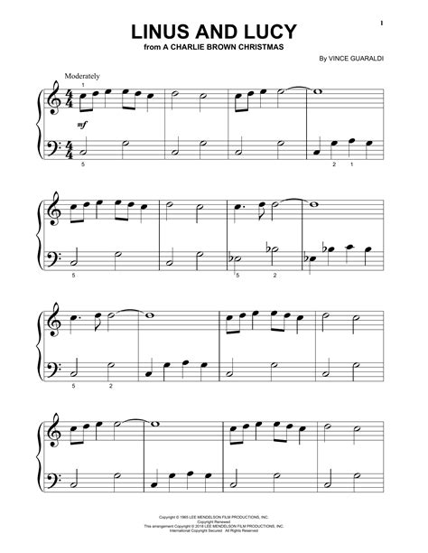 Linus And Lucy Sheet Music Direct