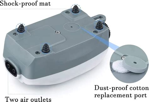 HITOP Dual Outlet Aquarium Electric Air Pump Review