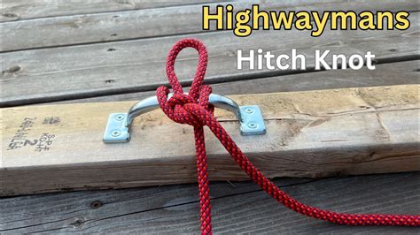 How To Tie The Highwaymans Hitch A Step By Step Tutorial YouTube