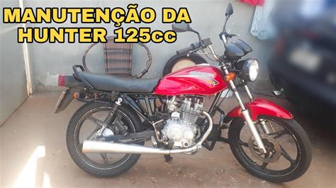 Manutenção da Hunter 125 Sundown YouTube