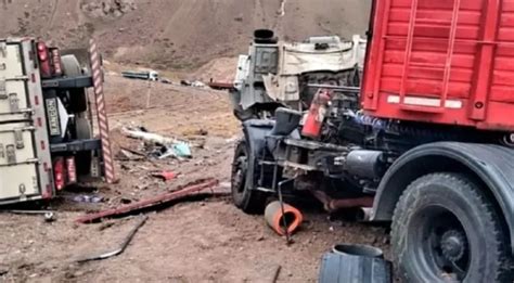 TRAGEDIA UN JOVEN CAMIONERO SANJUANINO PERDIO LA VIDA EN UN FUERTE