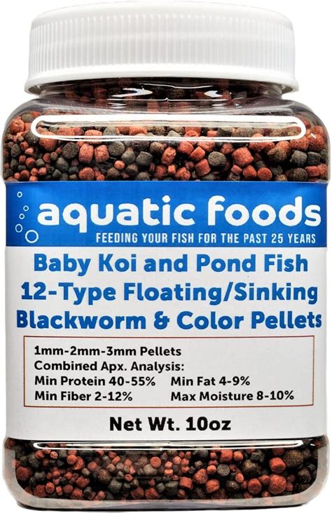 Amazon Aquatic Foods Inc Koi Pond Fish 12 Type Floating