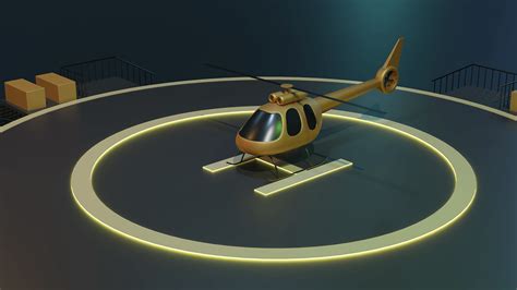 Cute Little 3D Helicopter Animation for Cartoon Scene :: Behance