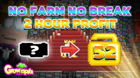 Growtopia Lazy Profit No Farm Wls In Hrs Youtube