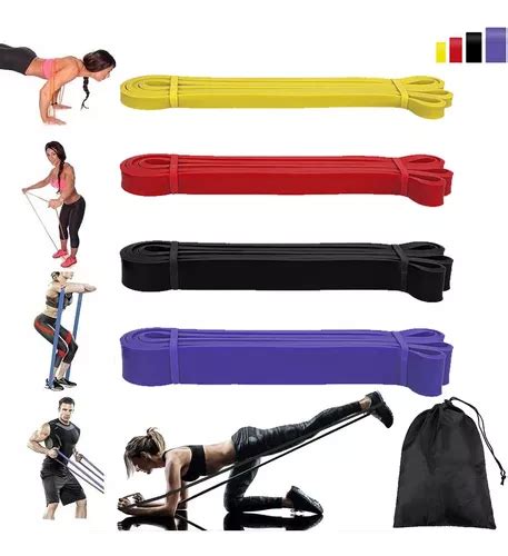 Kit Bandas El Sticas De Resistencia Pull Up Crossfit Gym Cuotas Sin