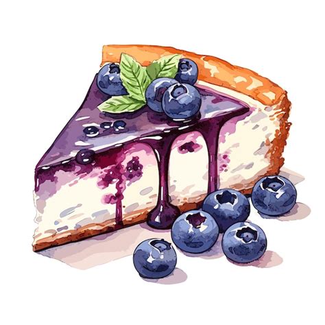 Dessert Sucr Dans Un Style Aquarelle Clip Art Aquarelle Ensemble De