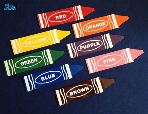 Crayon Magnets Set Of 8 Colors Etsy