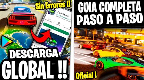 CarX Street DESCARGA ANDROID LANZAMIENTO GLOBAL SIN ERRORES SOLUCION