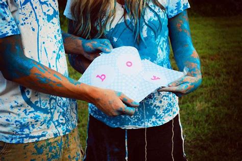 Gender Reveal Paint Fight