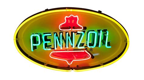 Pennzoil Single Sided Tin Neon 18x31 For Sale At Auction Mecum Auctions